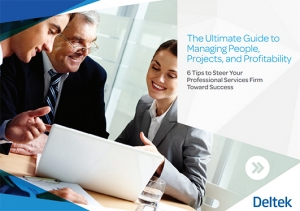 Cover shot of "The Ultimate Guide for Managing People, Projects and Profitability."