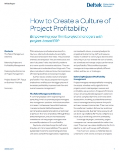 How to Create a Culture of Project Profitability screenshot