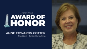 Award of Honor - Anne Edwards - Cotter